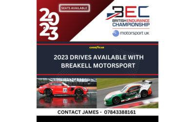 Merc GT4 and Ginetta G55 drives available